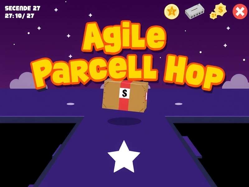 Agile Parcel Hop Main Gameplay Agile Parcel Hop Game Screenshot