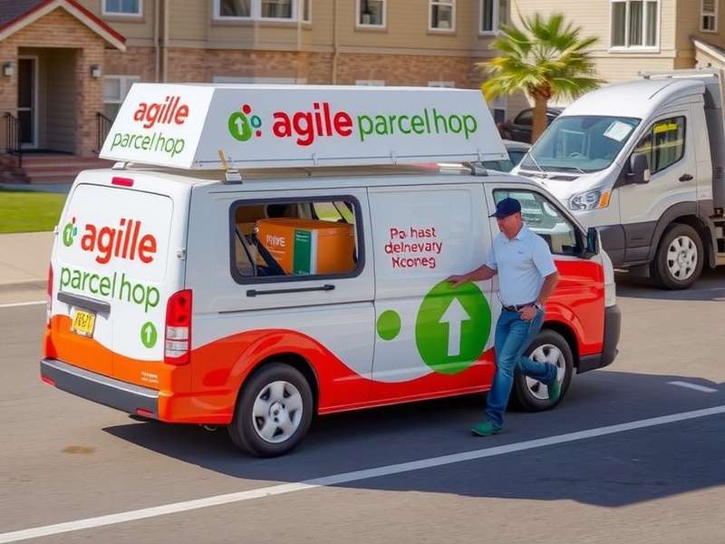 Different Vehicles in Agile Parcel Hop Agile Parcel Hop Delivery Vehicles